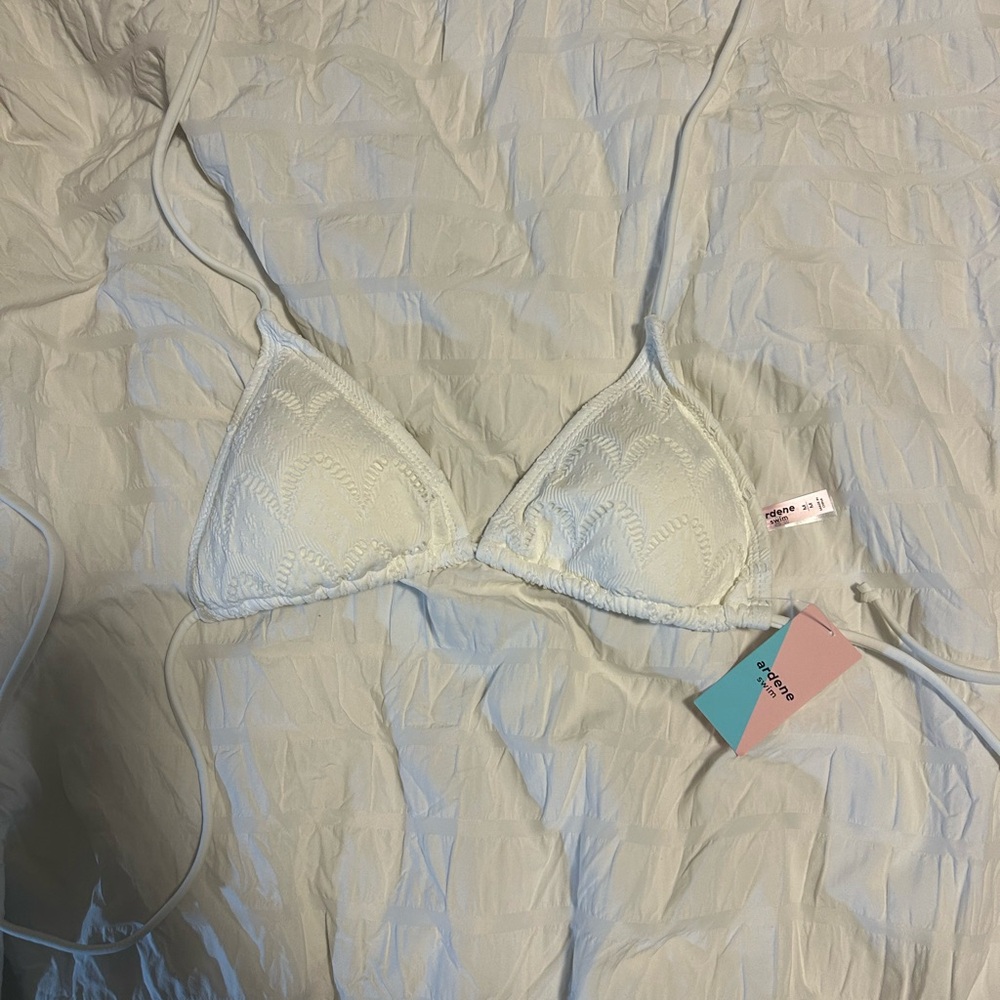 NWT Crochet Bikini Top
